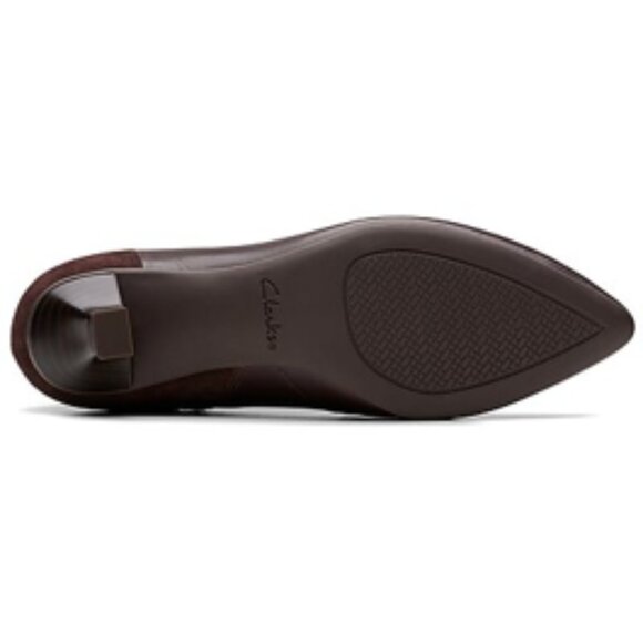 Clarks Kepley Erin Leather Ankle Boots, Brown Suede, Size 9.5M - Picture 4 of 8